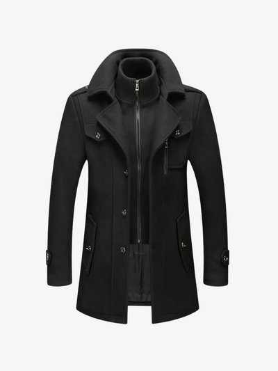 FREDERIC - MANTEAU À DOUBLE COL