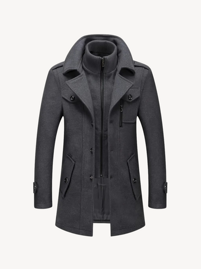 FREDERIC - MANTEAU À DOUBLE COL