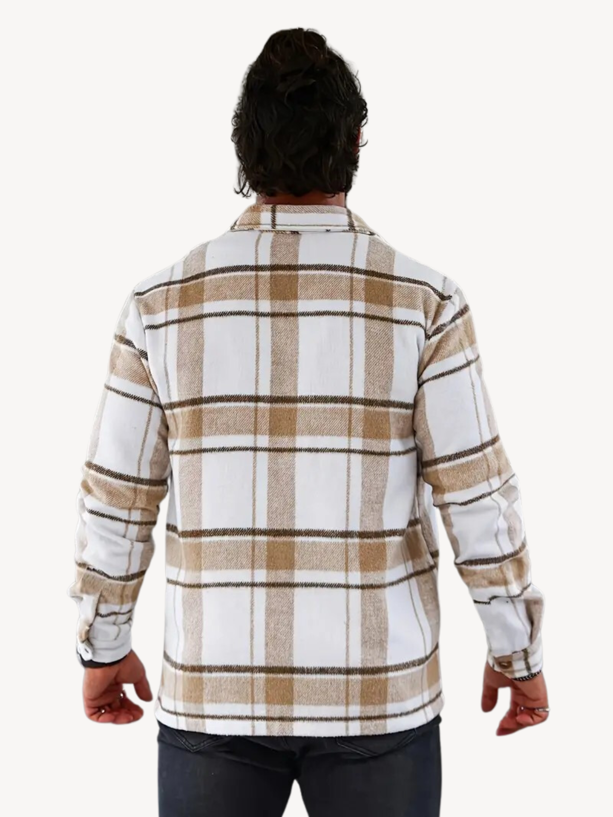 FABRICE - VESTE CASUAL À CARREAUX