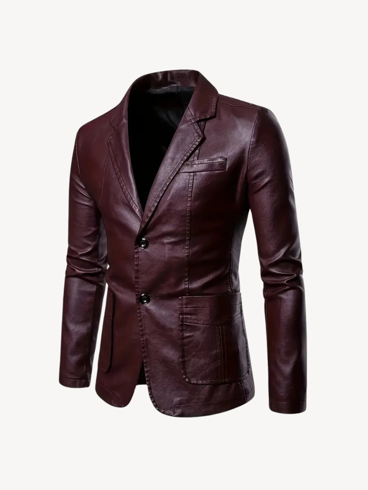 OLIVEIER - VESTE EN CUIR SYNTHÉTIQUE