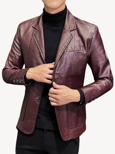 OLIVEIER - VESTE EN CUIR SYNTHÉTIQUE