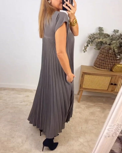 Amada™ Robe sans manches plissée