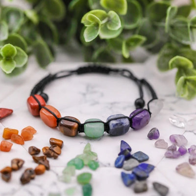 Bracelet de Richesse en Pierres Magiques Naturelles Fait Main
