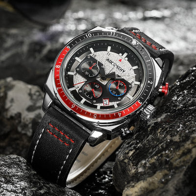 Montre de Sport Chronographe Luxe Quartz