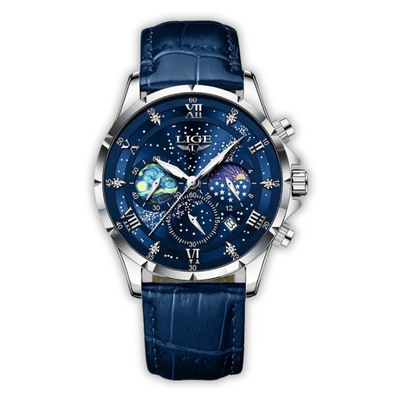 Montre Élégante Phase de Lune