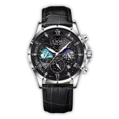 Montre Élégante Phase de Lune