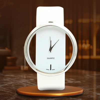 Montre à Quartz avec Cadran Transparent Élégant