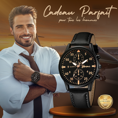 Ensemble de Montre et Bracelet de Mode en 4 Pièces