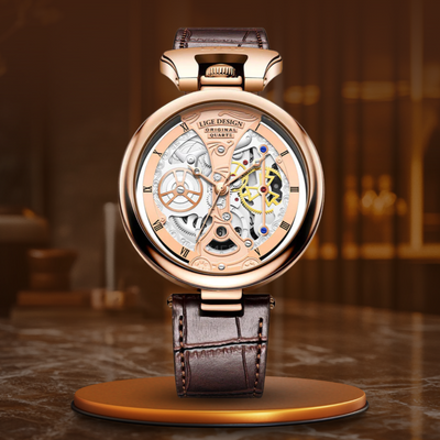 Montre d'affaires creuse à la mode