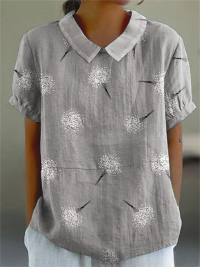 Lina | Blouse en Lin Floral