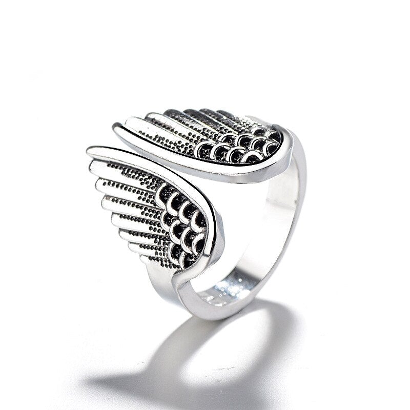 Bague Ajustable d'Ange en Argent Sterling 925