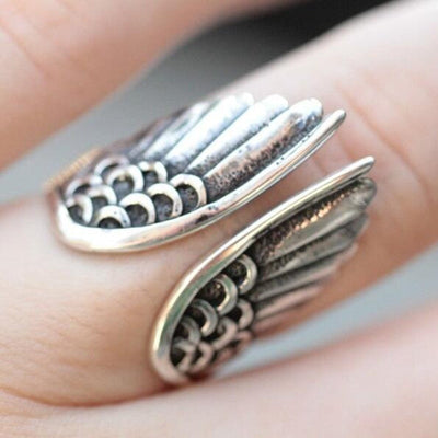Bague Ajustable d'Ange en Argent Sterling 925