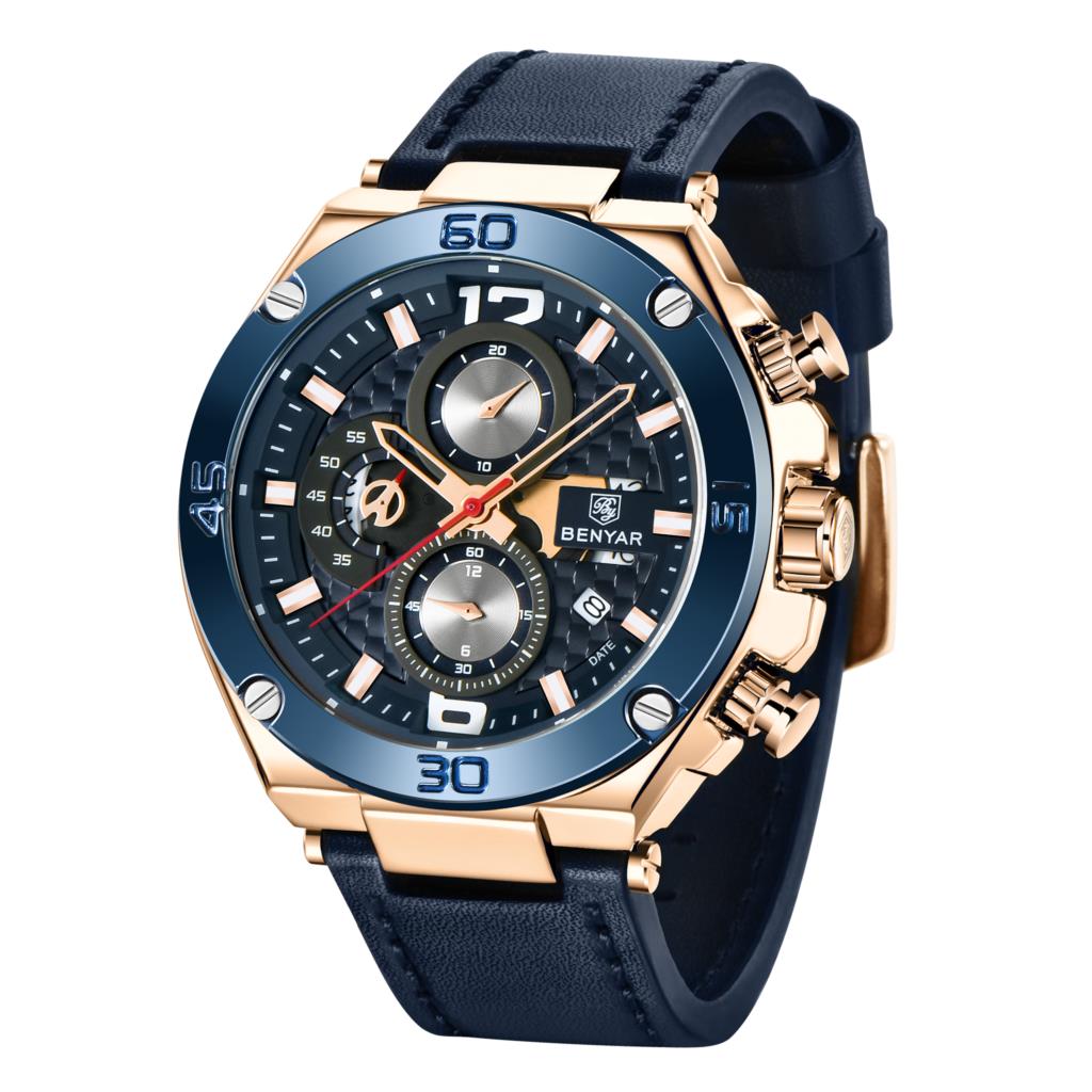Montre Chronographe Sport Multifonction Quartz