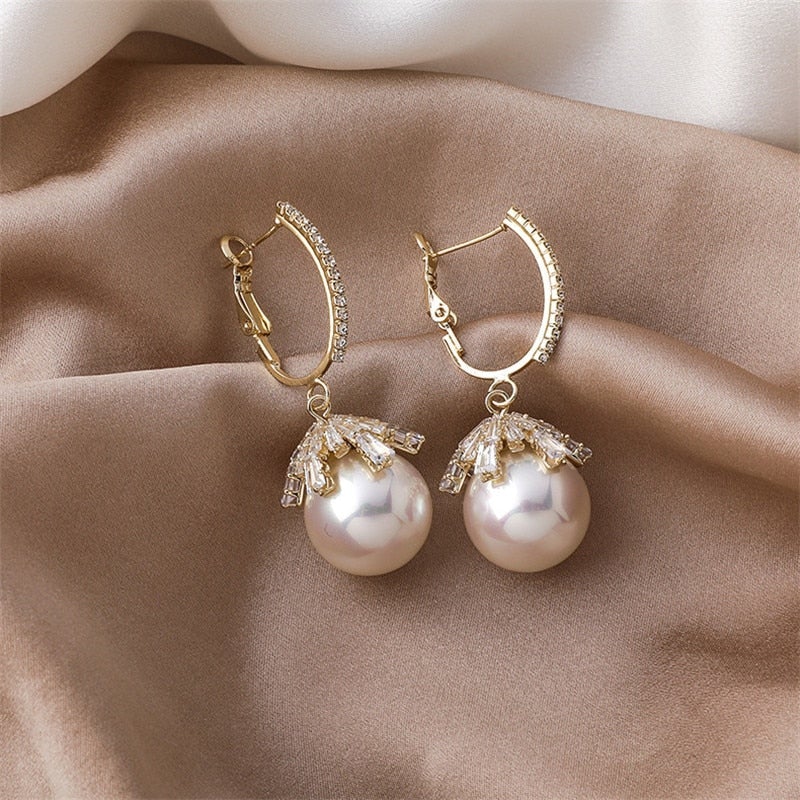 Boucles d'Oreilles en Perles Malia