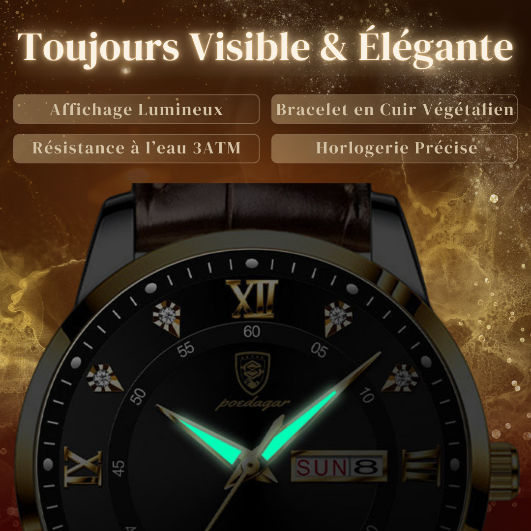 Montre Lumineuse Durable pour Hommes