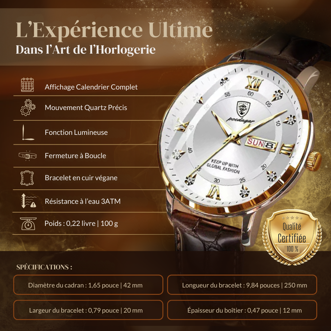 Montre Lumineuse Durable pour Hommes