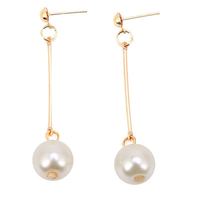 Boucles d'Oreilles Pendantes de Luxe avec Perles Fait Main de Design Spécial