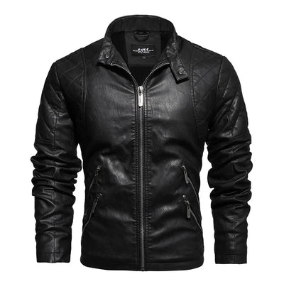 Veste en cuir pour homme avec style
