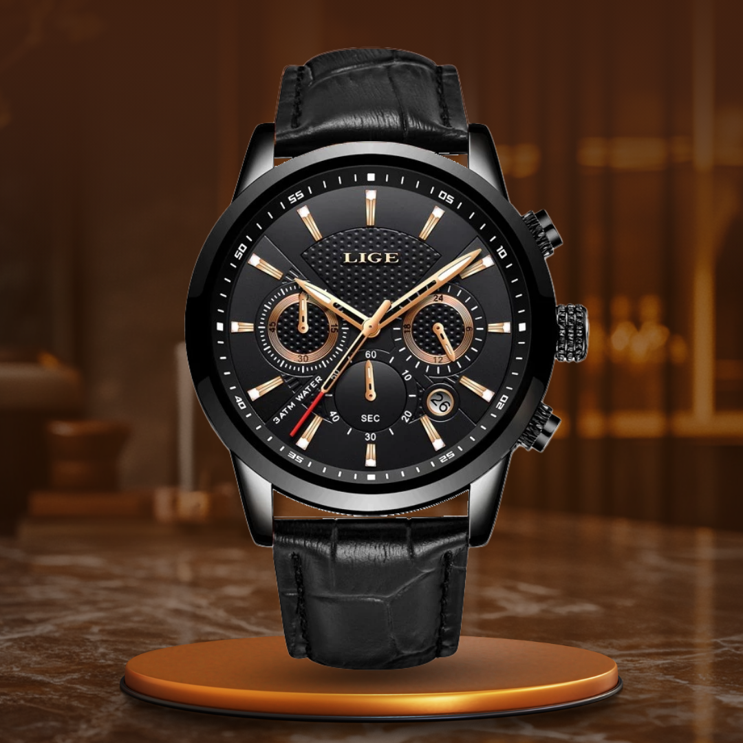 Montre en Cuir Militaire à la Mode
