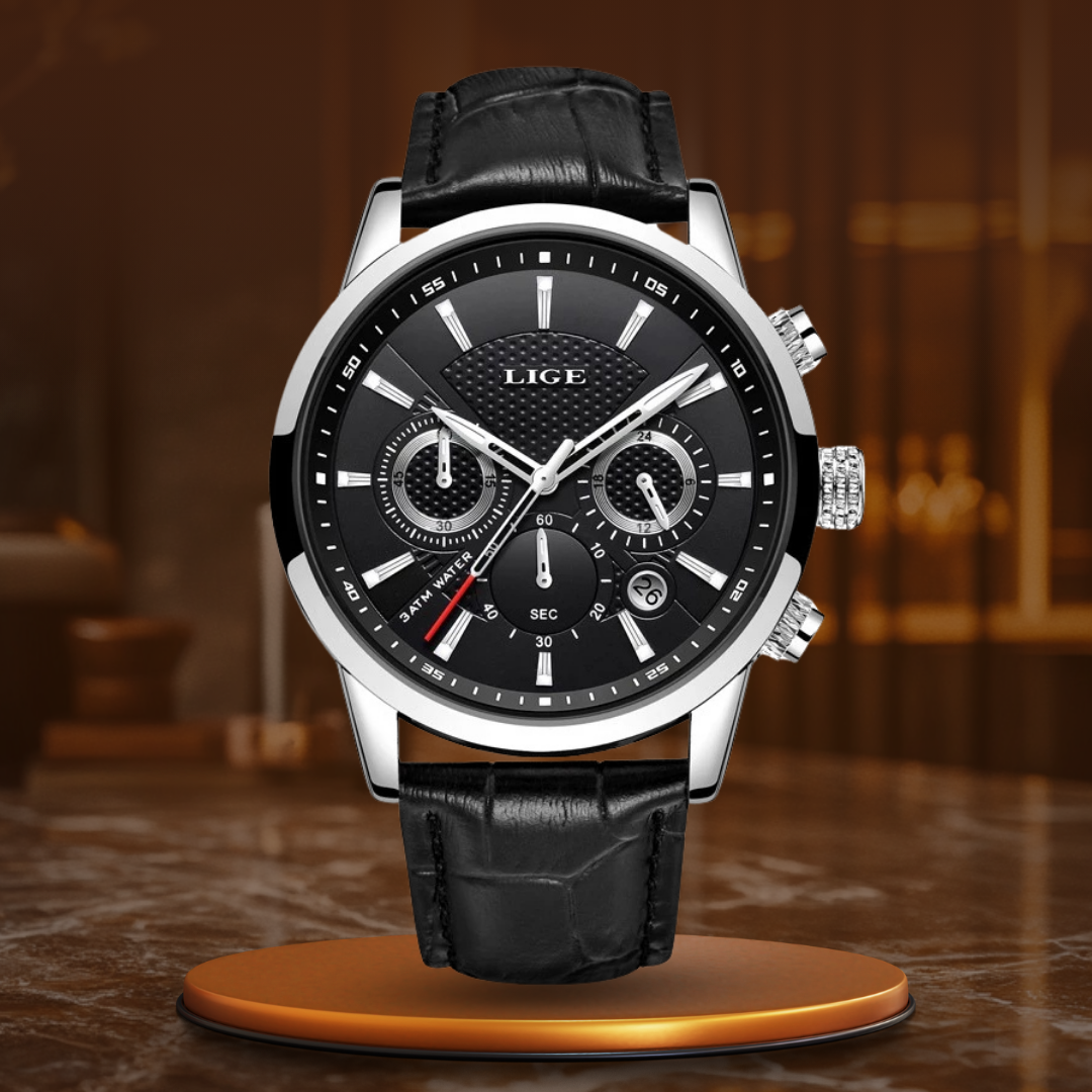 Montre en Cuir Militaire à la Mode