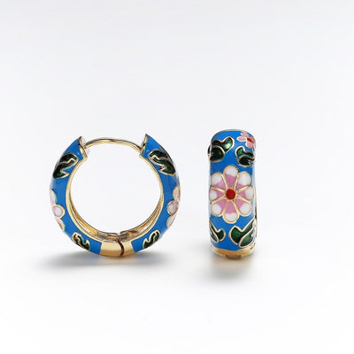 Boucles d'oreilles de Fleurs de Luxe