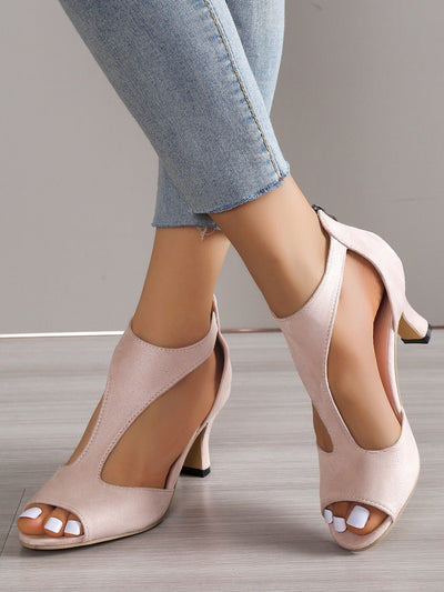 Laluna | Talons Hauts Élégants avec Ouverture