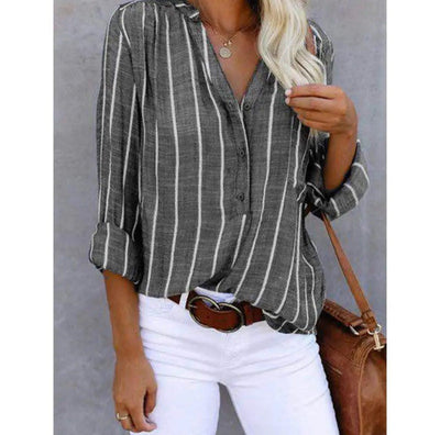 Candace™ | Blouse décontractée rayée