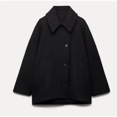 Rachel - Manteau en laine surdimensionné
