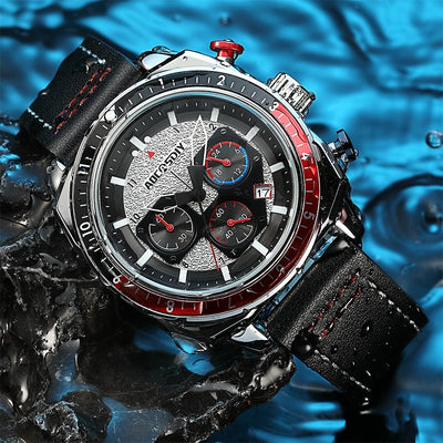 Montre de Sport Chronographe Luxe Quartz