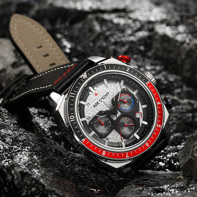 Montre de Sport Chronographe Luxe Quartz