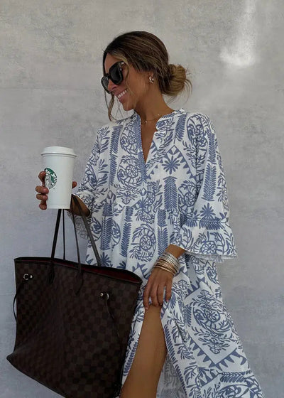 Anjie | Robe Tunique Boho Décontractée