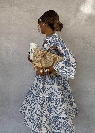 Anjie | Robe Tunique Boho Décontractée