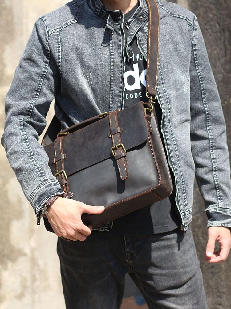 NAMUR | Sac Messager en Cuir