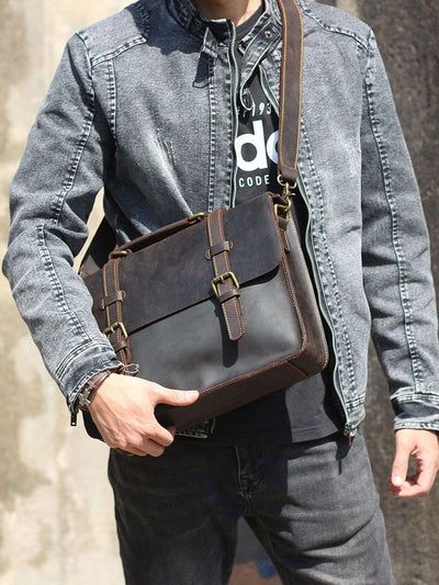NAMUR | Sac Messager en Cuir