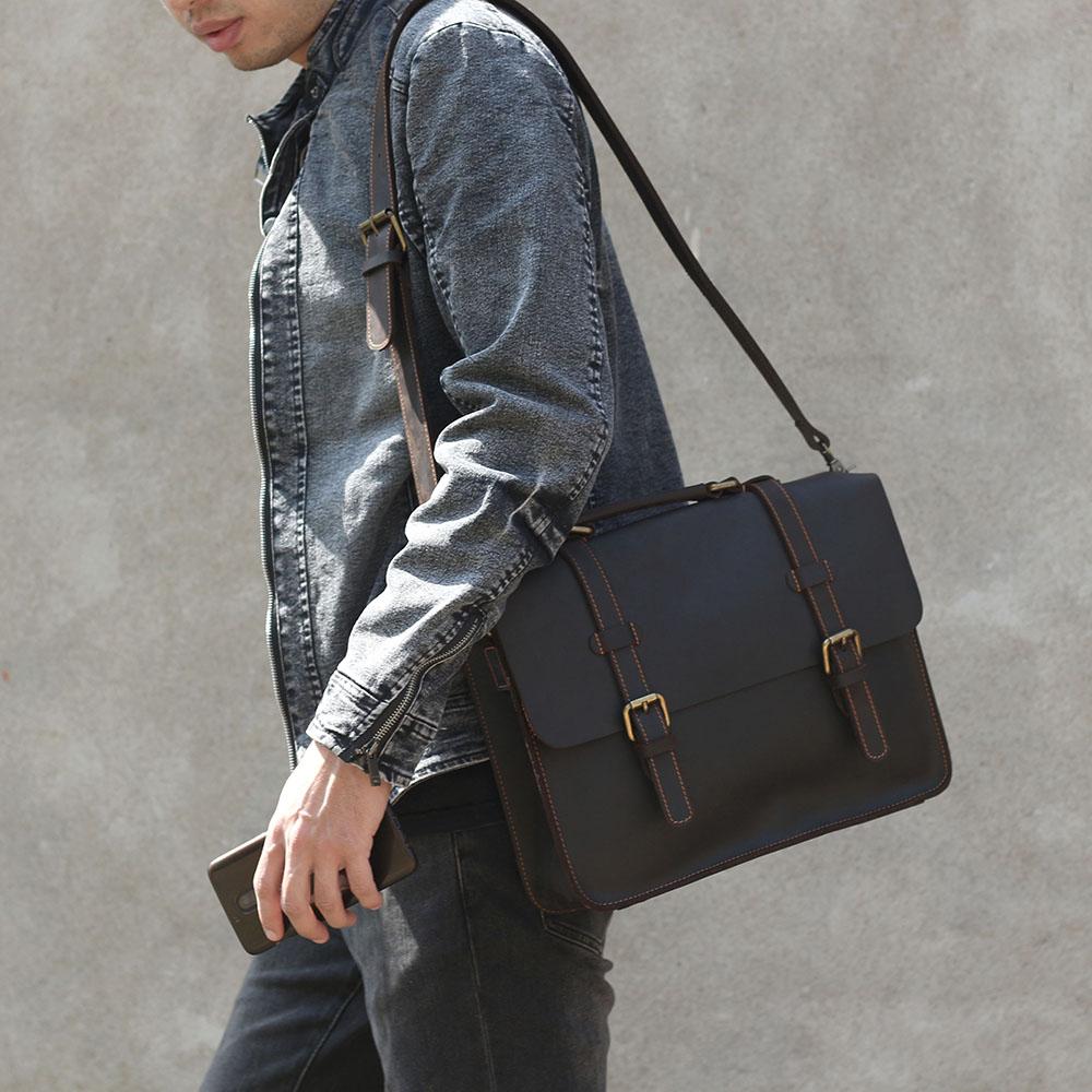NAMUR | Sac Messager en Cuir