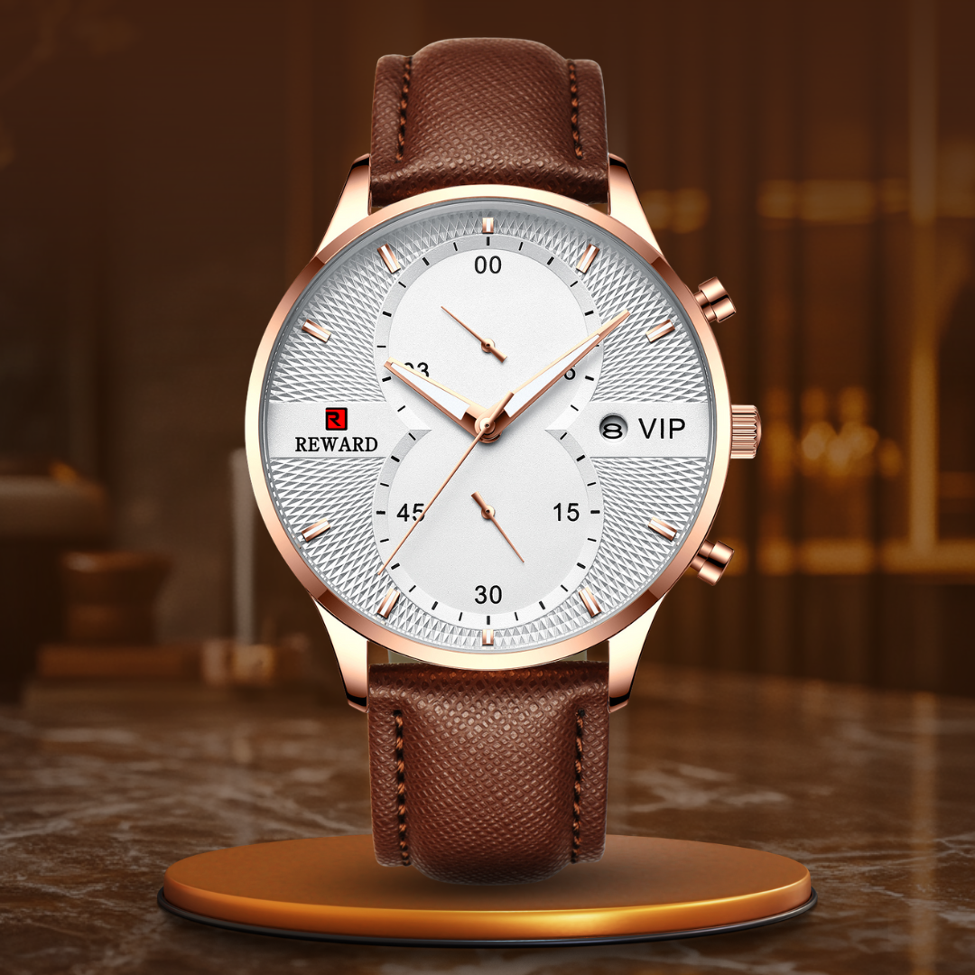 Montre Chronographe de Luxe Quartz Durable