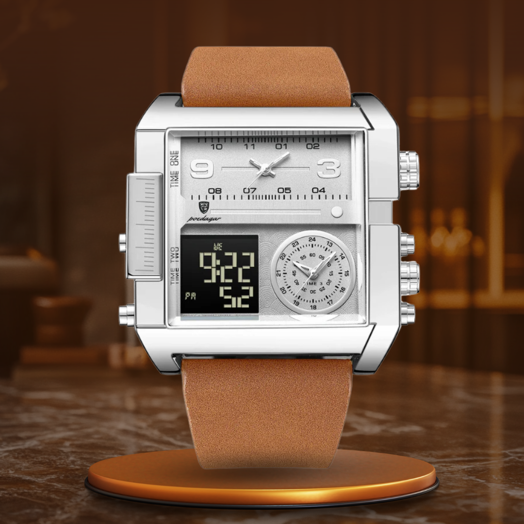 Montre de poignet numérique de luxe