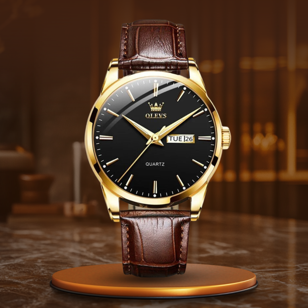 Montre de Luxe en Cuir pour Affaires