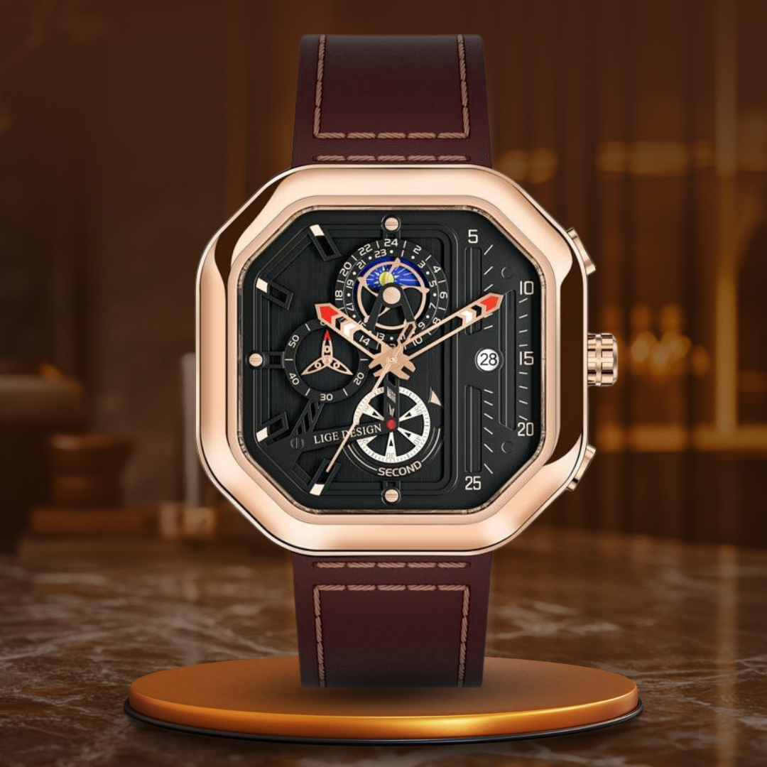 Montre Chronographe Quartz de Luxe