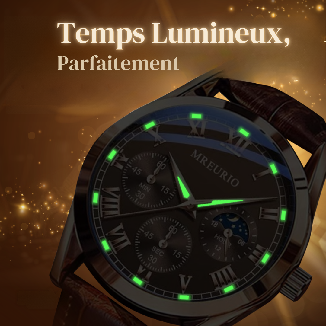 Montre-bracelet en quartz décontractée et tendance