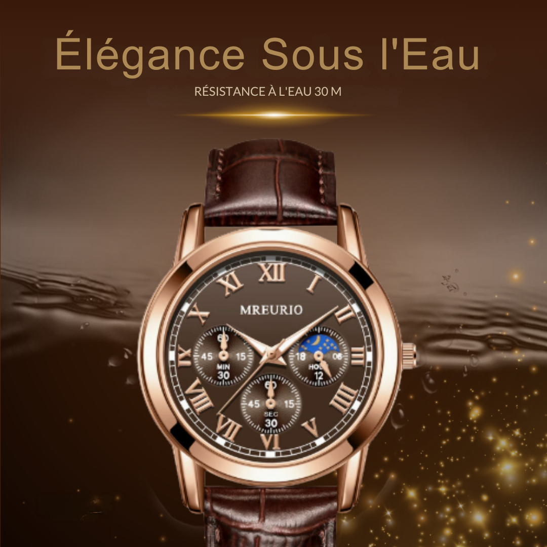 Montre-bracelet en quartz décontractée et tendance