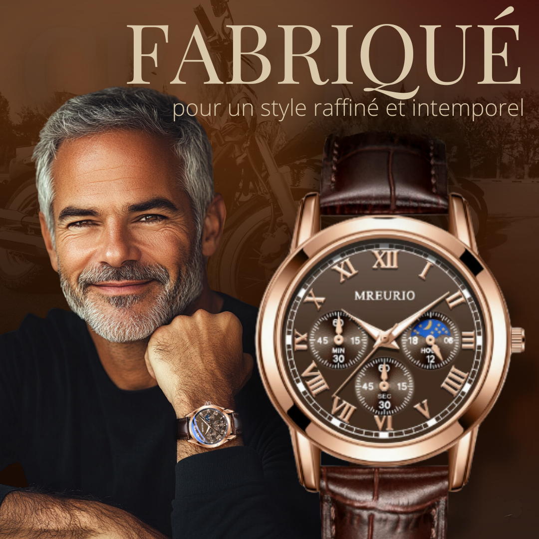 Montre-bracelet en quartz décontractée et tendance