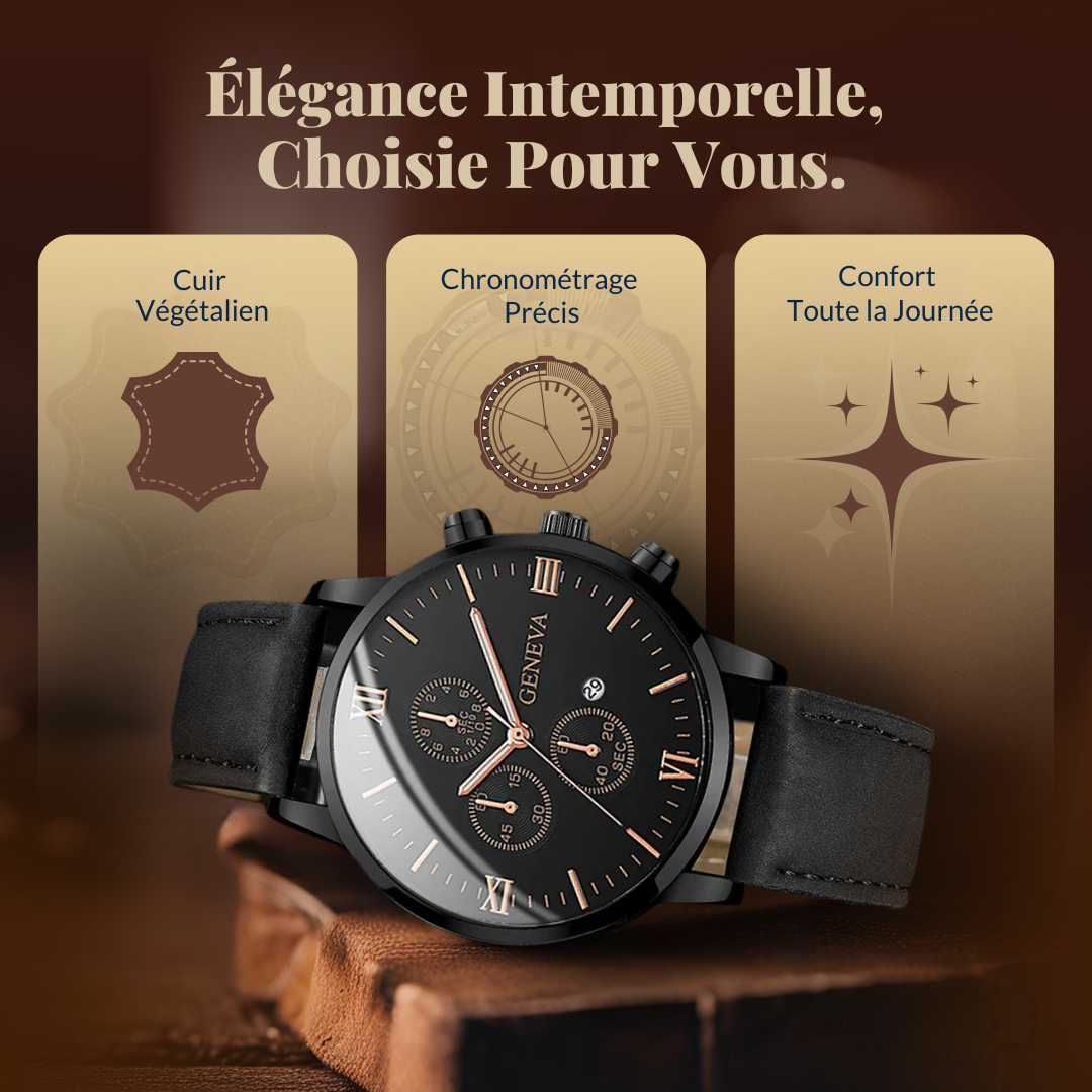 Montre Analogique Quartz Décontractée