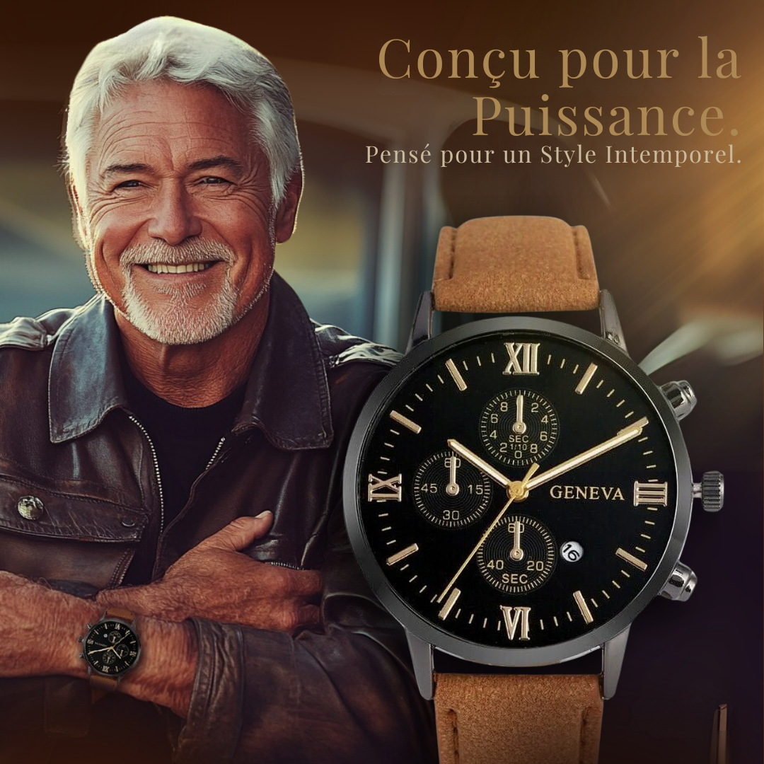 Montre Analogique Quartz Décontractée