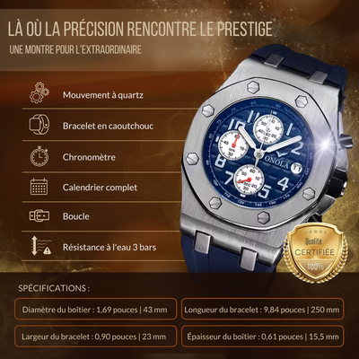Montre Chronographe Décontractée