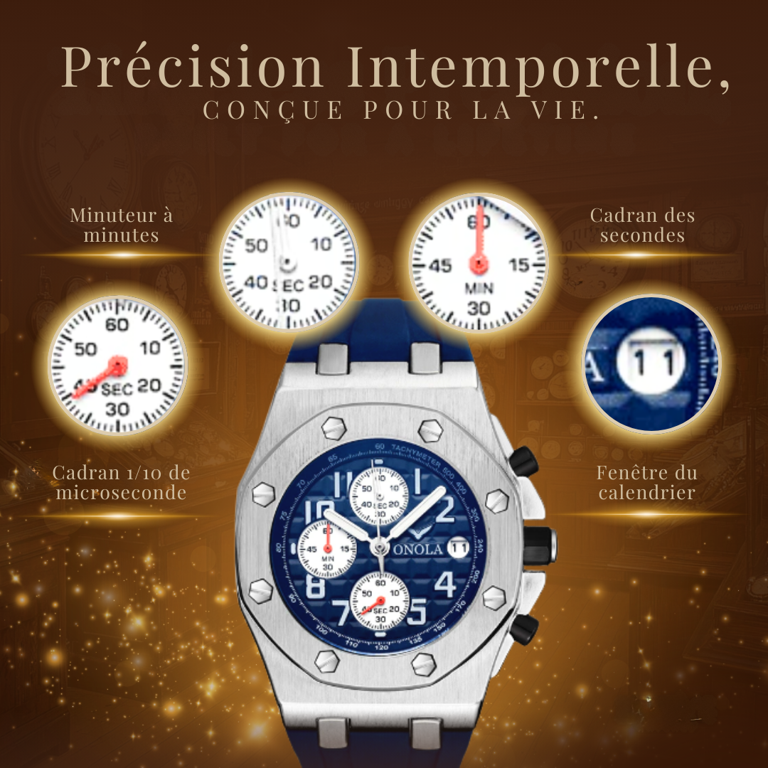Montre Chronographe Décontractée
