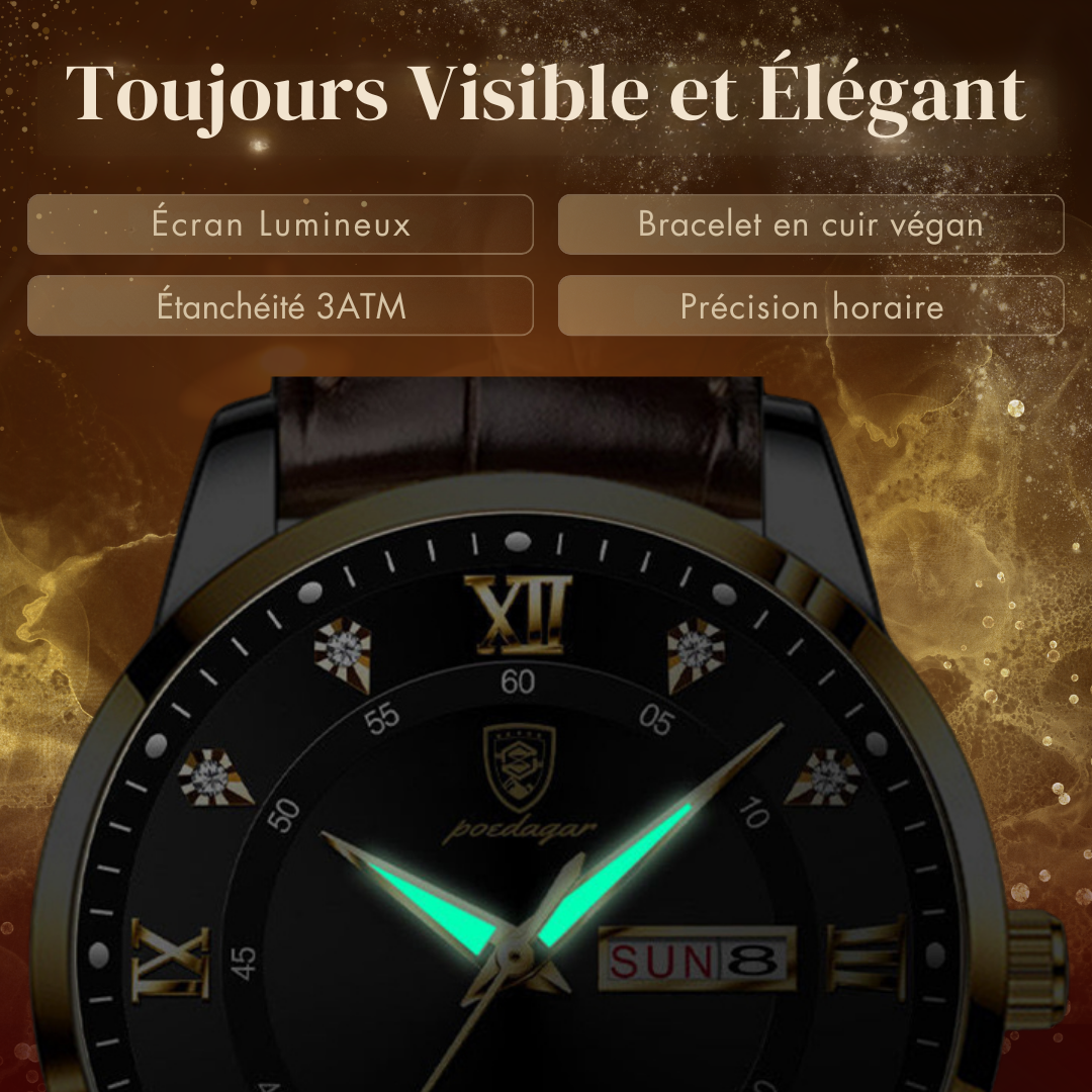 Montre Luminante Durable pour Homme