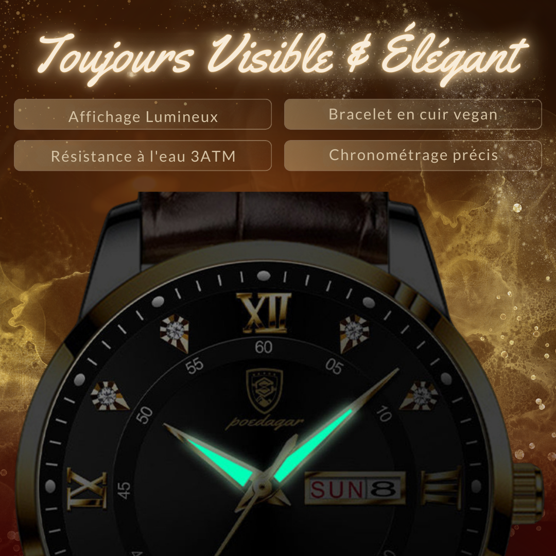Montre Lumineuse Durable pour Homme