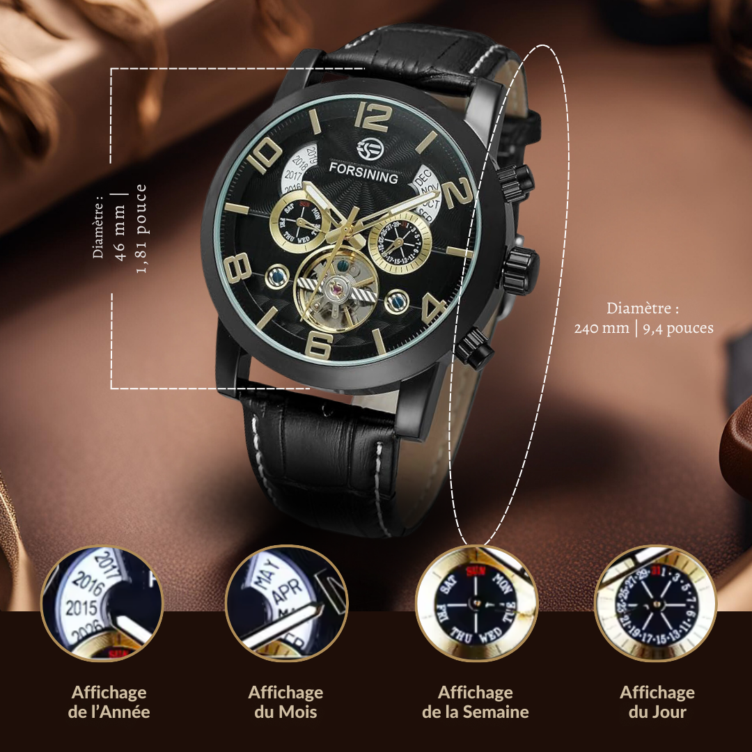 Montre Mécanique Automatique Tourbillon de Luxe
