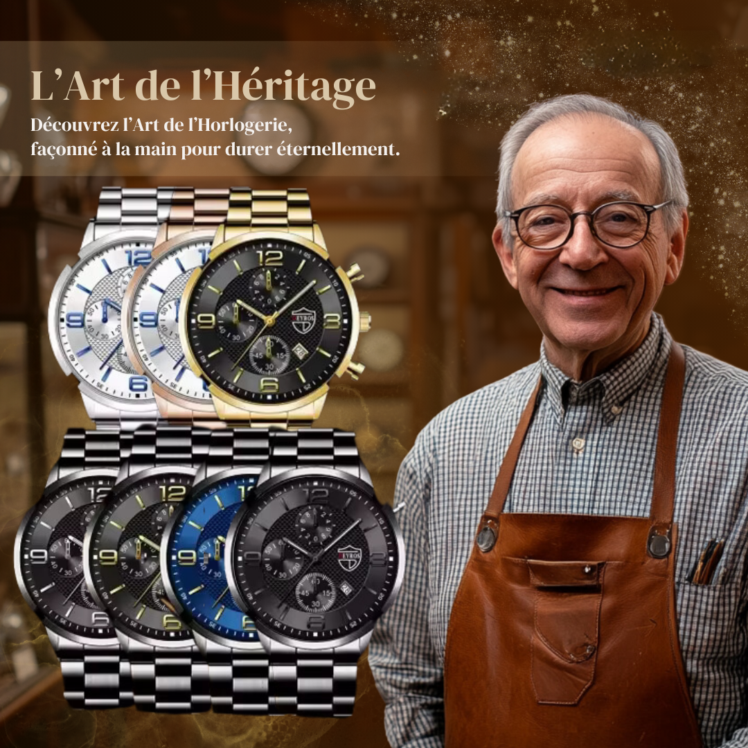 Montre d'affaires de luxe pour homme